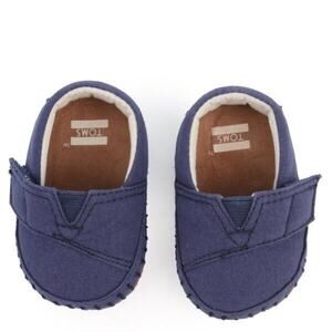TOMS‎ Infant Baby Tiny Crib Navy Canvas Size 3 NEW IN BOX